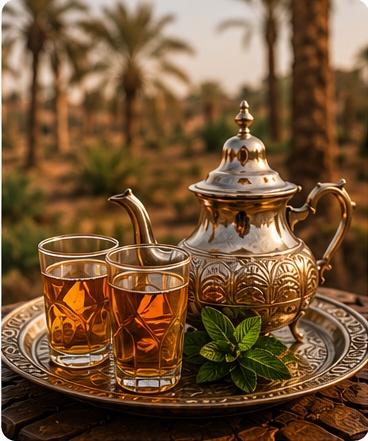 Moroccan mint tea